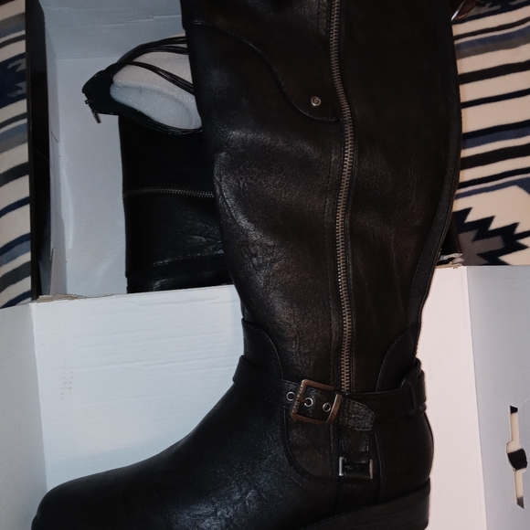 Guess Leather Riding Boot - Picture 2 of 2